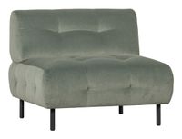 WOOOD Fauteuil 'Lloyd' Velvet, kleur Waterplant