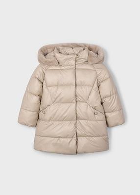 Mayoral winter jas meisjes - zand - lang