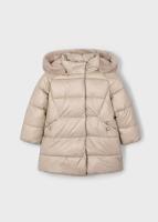 Mayoral winter jas meisjes - zand - lang