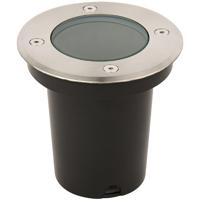 LED Grondspot IP67 Waterdicht - RVS Geborsteld - GU10 Fitting - Rond Inbouw
