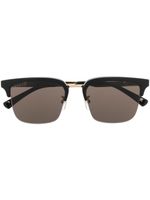 Gucci Eyewear lunettes de soleil à monture rectangulaire - Noir Gucci Eyewear lunettes de soleil à monture rectangulaire - Noir