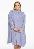 Yoek Jurk RIGA | Blauw | Maat 46/48 Yoek Jurk RIGA | Blauw | Maat 46/48