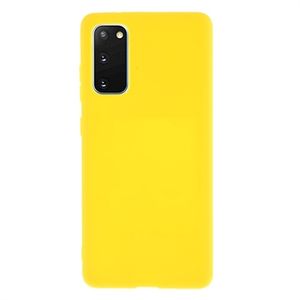 Antislip Samsung Galaxy S20 FE TPU Hoesje - Geel