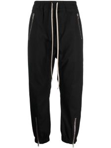 Rick Owens pantalon de jogging à zips - Noir