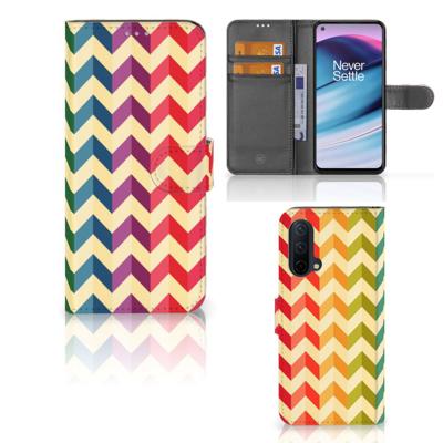 OnePlus Nord CE 5G | Telefoon Hoesje | Zigzag Multi Color OnePlus Nord CE 5G | Telefoon Hoesje | Zigzag Multi Color