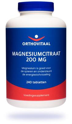 Orthovitaal Magnesium citraat 200mg