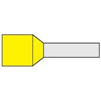 Adereindhuls geisoleerd 6,0x12 geel - 4421072