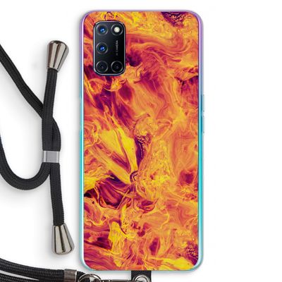 Eternal Fire: Oppo A92 Transparant Hoesje met koord