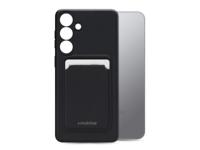 Mobilize Mobilize Rubber Gelly Card Case Samsung Galaxy S25 5G Matt Black