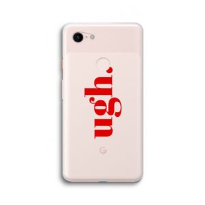 Ugh: Google Pixel 3 XL Transparant Hoesje