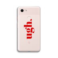 Ugh: Google Pixel 3 XL Transparant Hoesje