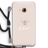 Be(e) kind: HTC U Play Transparant Hoesje met koord