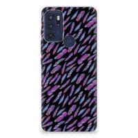 Motorola Moto G60s | TPU bumper | Feathers Color