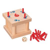 Goki houten tricky 6 pinnen spel Goki houten tricky 6 pinnen spel