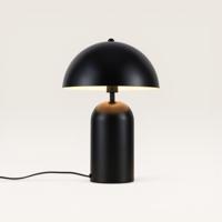 Tafellamp Asteri nero s - Zwarte paddenstoel lamp van metaal voor binnen - Zonder lichtbron