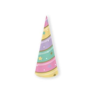 Feesthoedjes Unicorn Sparkle - 8 Stuks