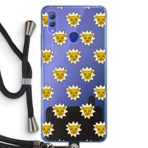 Leeuwenkoppen: Honor Note 10 Transparant Hoesje met koord