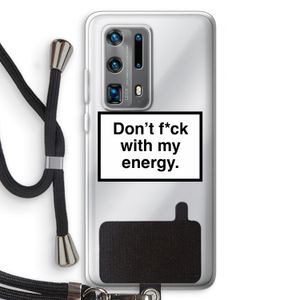 My energy: Huawei P40 Pro Plus Transparant Hoesje met koord