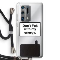 My energy: Huawei P40 Pro Plus Transparant Hoesje met koord