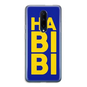 Habibi Blue: OnePlus 7 Pro Transparant Hoesje