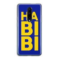 Habibi Blue: OnePlus 7 Pro Transparant Hoesje