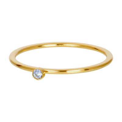 iXXXi Vulring 1 mm Light Saphire 1 Stone Crystal Goud