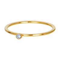 iXXXi Vulring 1 mm Light Saphire 1 Stone Crystal Goud