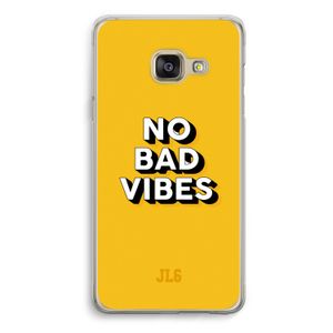 No Bad Vibes: Samsung A3 (2017) Transparant Hoesje