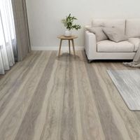 Vloerplanken zelfklevend 55 st 5,11 m PVC taupe