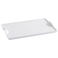 Snackdienblad Quid Gastro Fun Wit Keramisch 25,5 x 15,5 cm (6 Stuks) (Pack 6x)