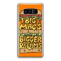 Big Macs Bigger Dreams: Samsung Galaxy Note 8 Transparant Hoesje