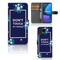 Fairphone 5 Portemonnee Hoesje Flowers Blue DTMP