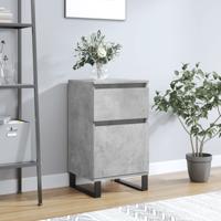 Dressoir 40x35x70 cm bewerkt hout betongrijs