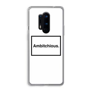 Ambitchious: OnePlus 8 Pro Transparant Hoesje