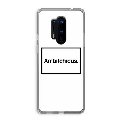 Ambitchious: OnePlus 8 Pro Transparant Hoesje