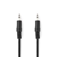 Nedis CAGL22000BK20 Stereo-audiokabel 3,5 Mm Male 3,5 Mm Male Vernikkeld 2.00 M Rond Zwart Label