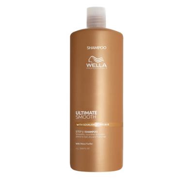 Wella Professionals Care Professionals Ultimate Smooth Shampoo 1000ml | Voor Dik En Weerbarstig Haar
