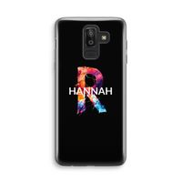 Abstract Spectrum: Samsung Galaxy J8 (2018) Transparant Hoesje