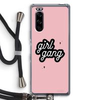 Girl Gang: Sony Xperia 5 Transparant Hoesje met koord
