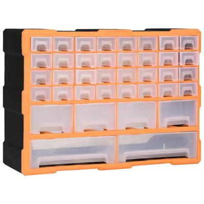 VidaXL Organiser met 38 lades 52x16x37,5 cm