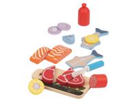 lupilu Houten speelgoed eten (Vis en vlees)