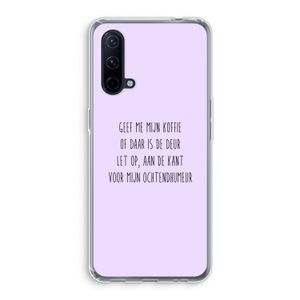 Ochtendhumeur: OnePlus Nord CE 5G Transparant Hoesje