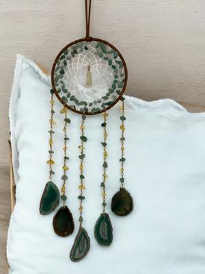 Dromenvanger groene agaat - Overige Edelsteensoorten - Spiritueelboek.nl