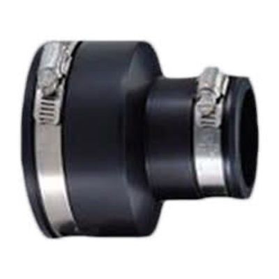 Europond Flexibele Verloopsok 2” naar 1½” - Weerbestendig Rubber 63x50mm voor Vijveraansluitingen