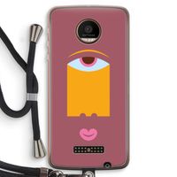 Mono V: Motorola Moto Z Force Transparant Hoesje met koord