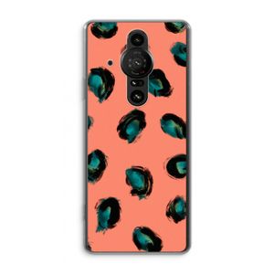 Pink Cheetah: Sony Xperia Pro-I Transparant Hoesje