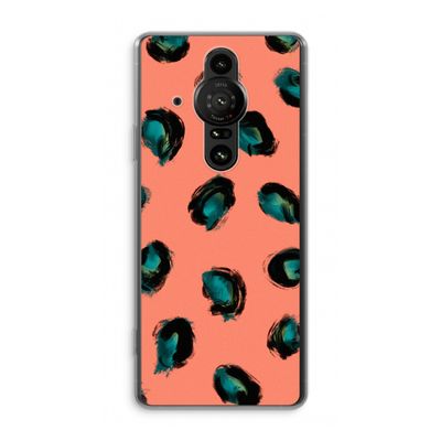 Pink Cheetah: Sony Xperia Pro-I Transparant Hoesje