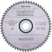 Metabo 628495000 Cirkelzaagblad 235 x 30 x 2.4 mm Aantal tanden: 60 1 stuk(s) - thumbnail