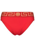 Versace bas de bikini à bande Greca - Rouge - thumbnail