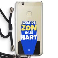 Laat de zon in je hart: Huawei Ascend P10 Lite Transparant Hoesje met koord
